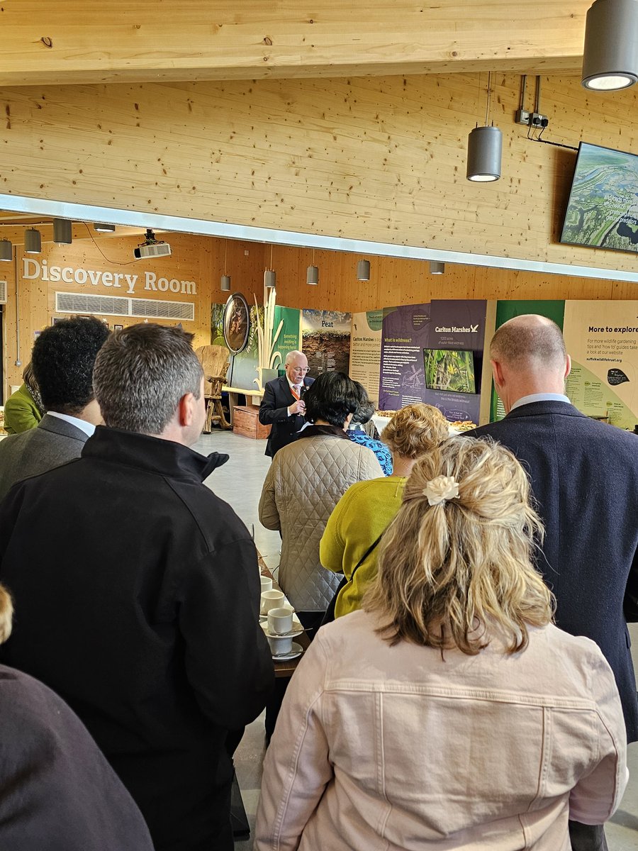 Pleased to represent the centre of the universe aka Stowmarket at the Chair of Suffolk County Councils Civic Reception at the magnificent Carlton Marshes Nature Reserve, Lowestoft.