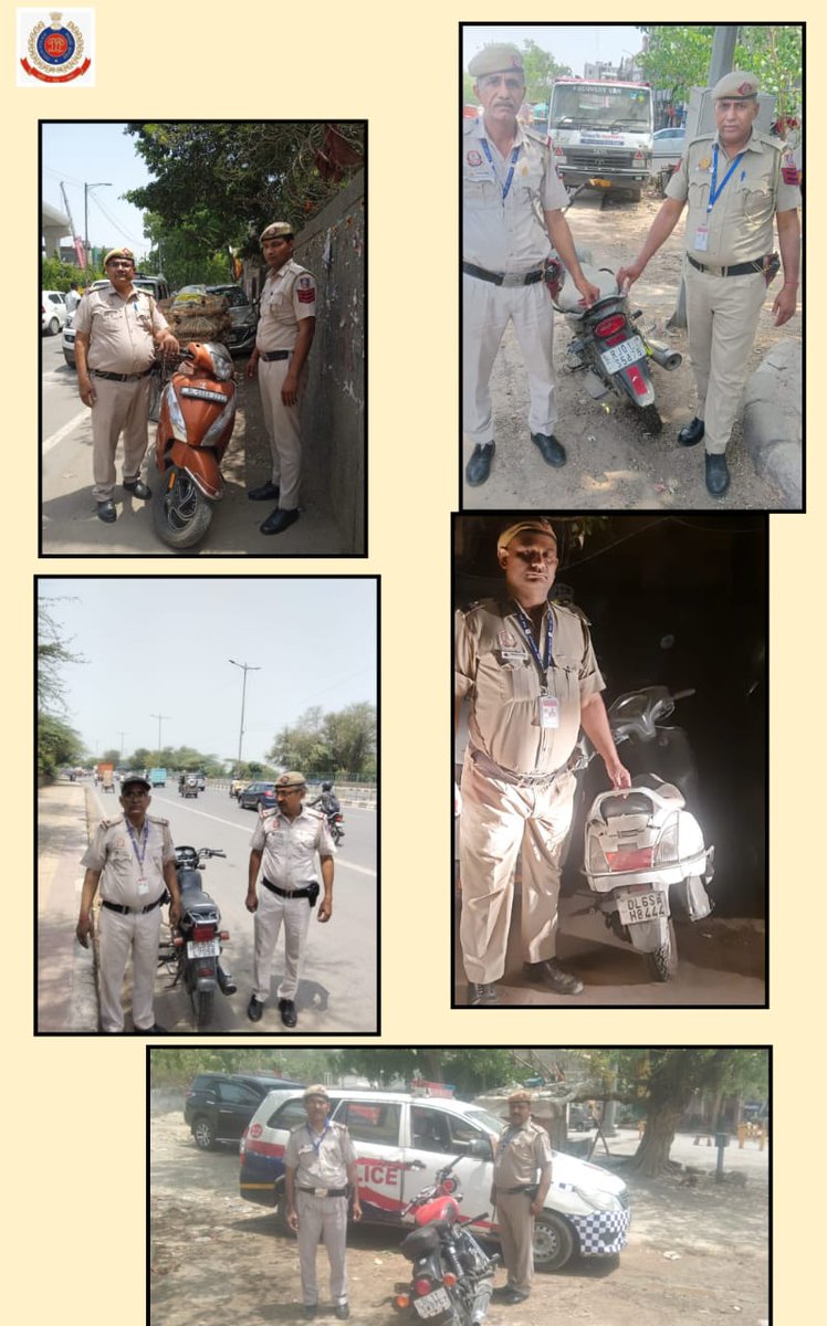 #Delhi #Police #PCR personnel recovered five #stolen #vehicles stole from various areas of Delhi. Vigil eye and sense of responsibility of PCR Staff is commendable. #DelhiPoliceUpdates #PCRUpdates @CPDelhi @DelhiPolice