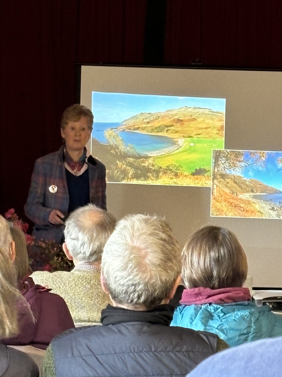 ColonsayBookFes's tweet photo. Colonsay Book Festival underway with the effervescent Polly Pullar. https://t.co/TIS4fHKxRg