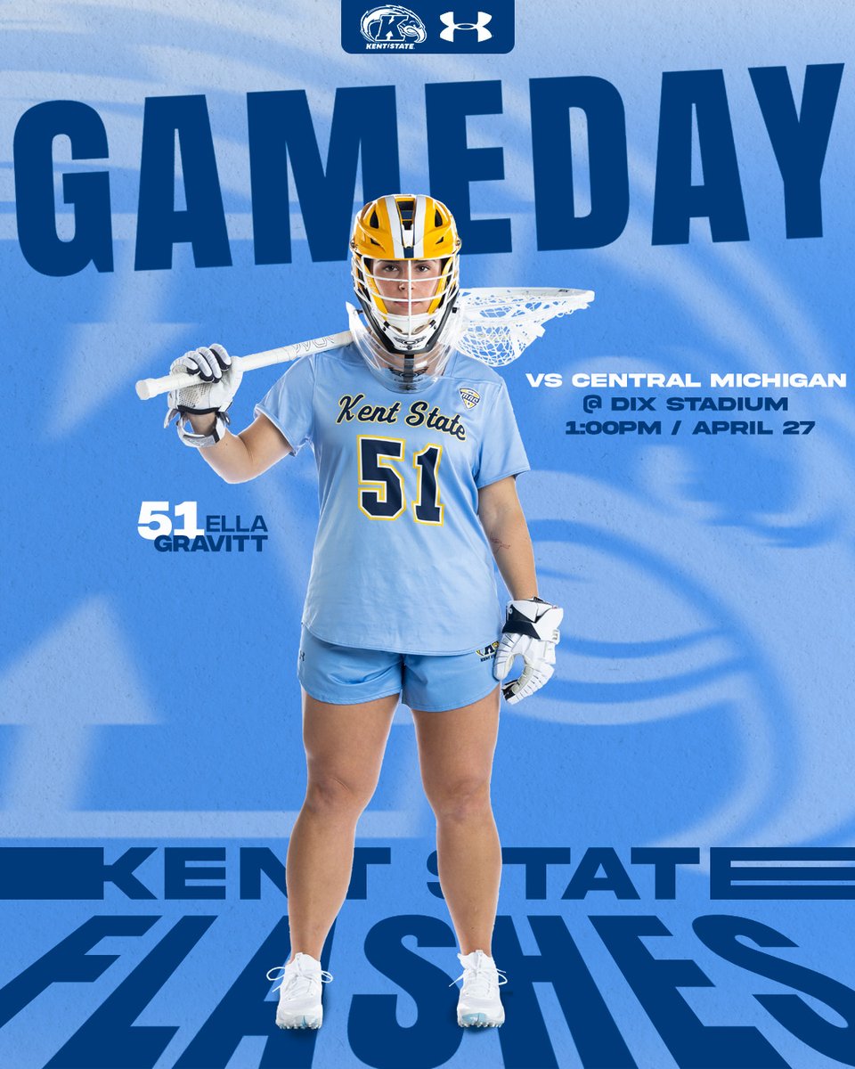 IT'S MAC GAME DAY!!! The Golden Flashes take on the Chippewas in the final home game! 🆚 Central Michigan 📍 Kent, Ohio 🕑 1:00 PM 📺 t.ly/XUQjf 📊 t.ly/mxsok #goflashes #kentstlax
