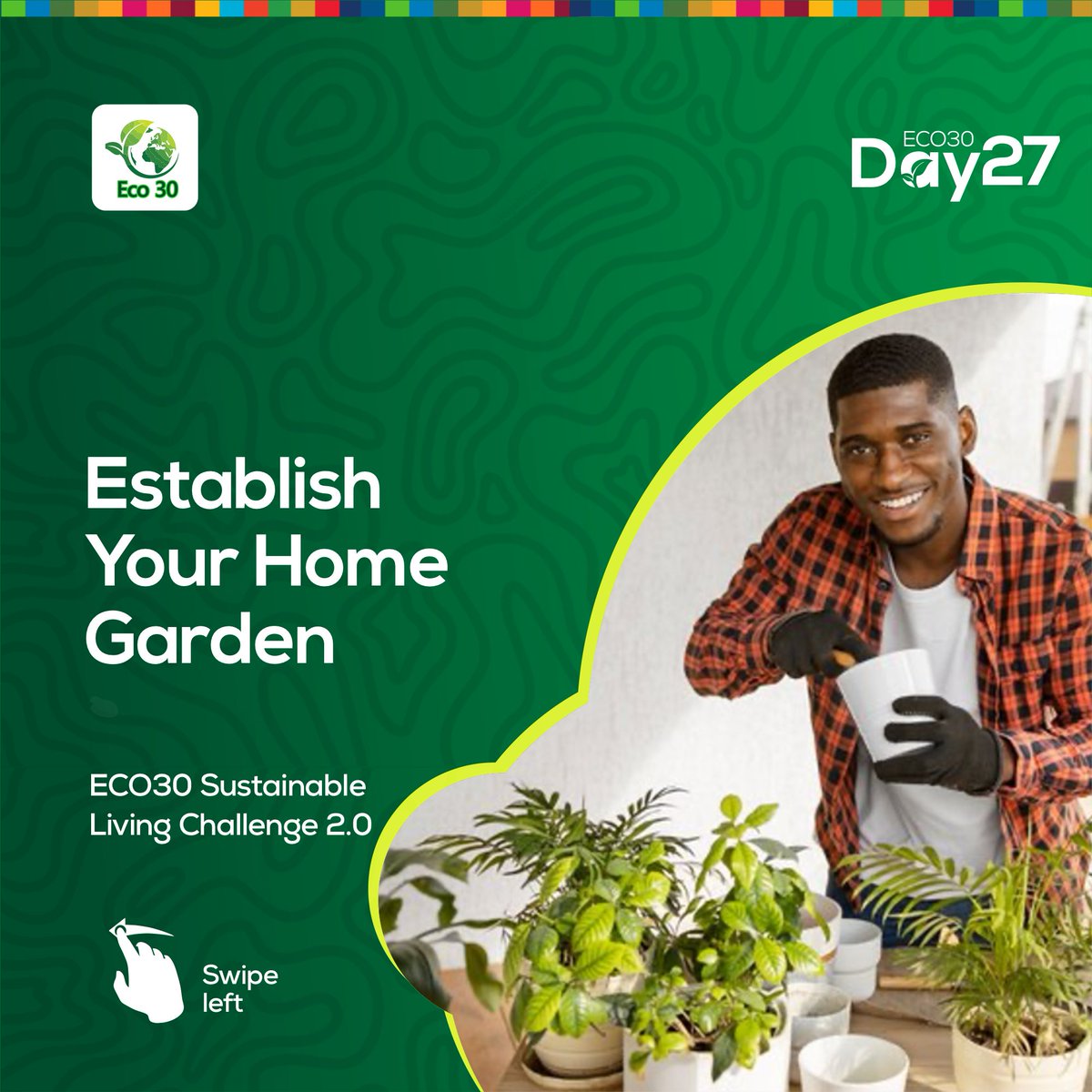 house. In the meantime, I plan to encourage family and friends to embark on their own home gardening journeys, recognizing the positive impact it can have on both individuals and the planet.#eco30Champions #eco30Impact