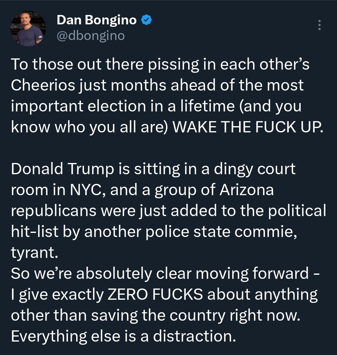 🔥 Bongino's right 👇 focus #Election2024