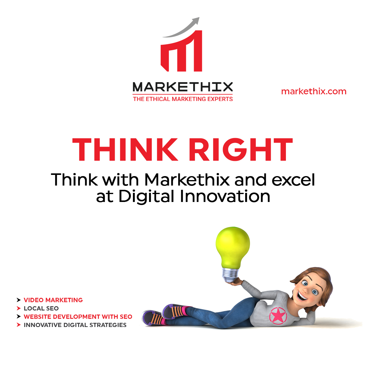 It’s our job to turn your expectations into reality. Trust the abilities of Markethix. Reach out to us for your digital needs.

#Markethix #DigitalMarketingStrategy #DigitalMarketingExpert #digitalmarketing2024