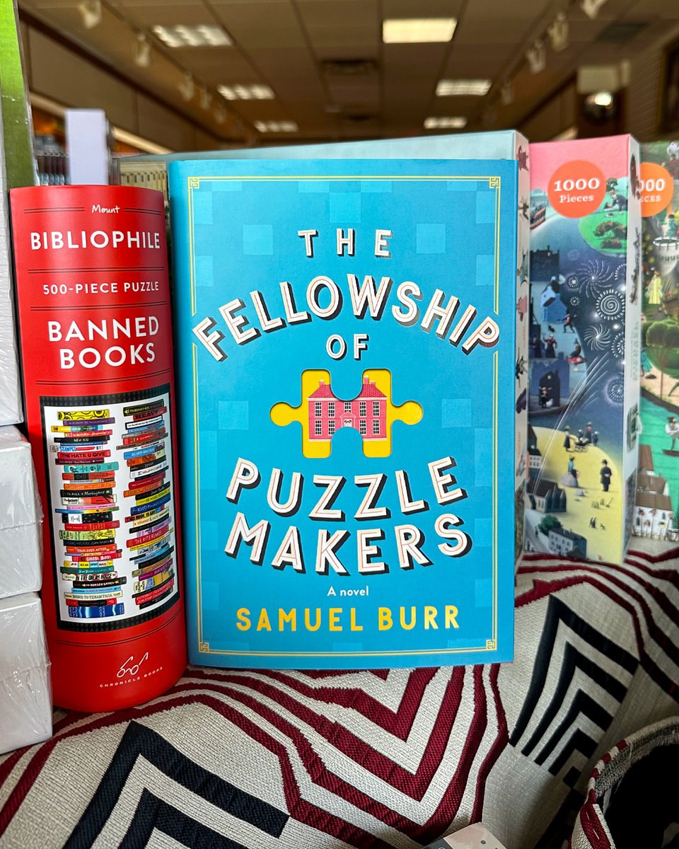 The Fellowship of Puzzlemakers is an extraordinary, gloriously uplifting novel about the power of friendship and the puzzling ties that bind us. @samuelburr's read is pure joy, a story about love and family and what it means to find your people—no matter what age you are!