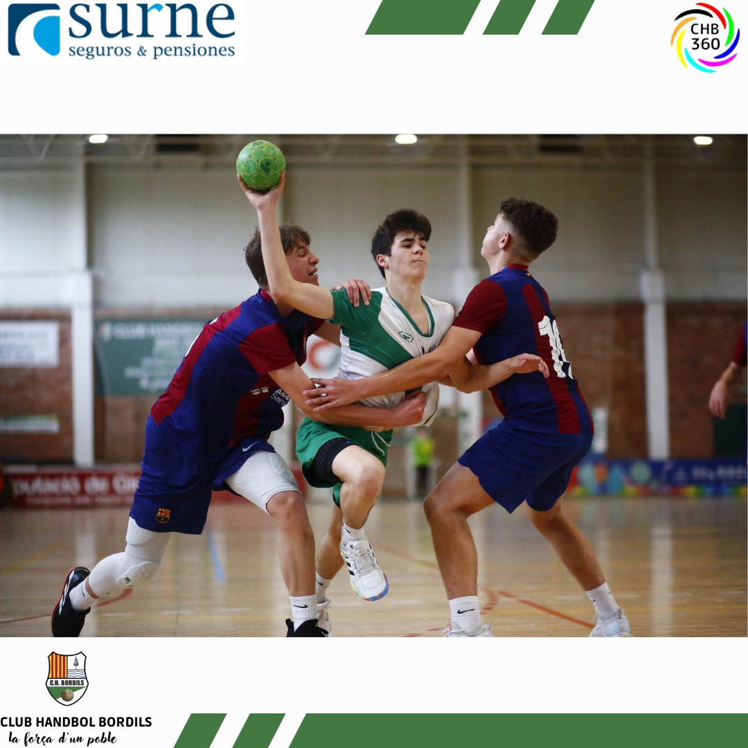 handbolbordils's tweet photo. L'Infantil no ha tingut opció en una partit contra el Barça A, perdent 20-42.
Demà lluitaran pel 3r lloc del #Top6Cat davant el Barça B a les 17:30.
Que no pari la festa! https://t.co/x6TuZ9vfmQ