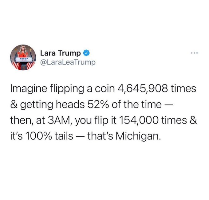 IT'S NOT BAD ENOUGH THAT THE ELECTION WAS SO POORLY RUN AND THAT THERE WERE SO MANY 'IRREGULARITIES' - The Leftists and Rinos who wanted Trump to lose think we are so dumb that we don't see the blatant cheating that went on.

HINT:  Election officials don't put cardboard over the…