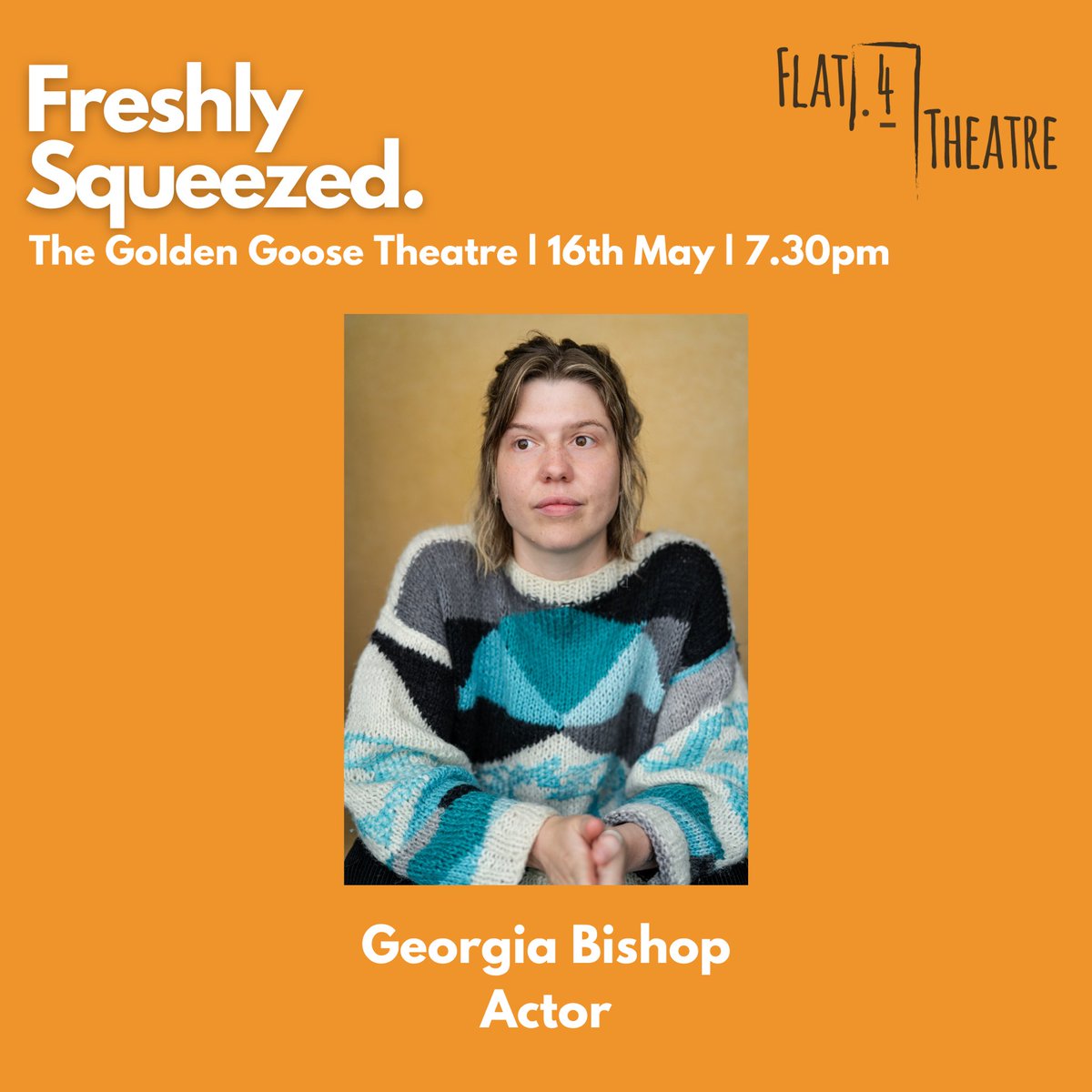 Flat4Theatre (@flat4theatre) on Twitter photo 🍊OUR NEXT SEGMENT IS…
It’s Fine written by <a href="/tasha_eve97/">Natasha Brotherdale Smith</a>
Directed by Jessica Millward
Performed by Georgia Bishop
Tickets are still available: ticketsource.co.uk/freshly-squeez… 🍊OUR NEXT SEGMENT IS…
It’s Fine written by <a href="/tasha_eve97/">Natasha Brotherdale Smith</a>
Directed by Jessica Millward
Performed by Georgia Bishop
Tickets are still available: ticketsource.co.uk/freshly-squeez…