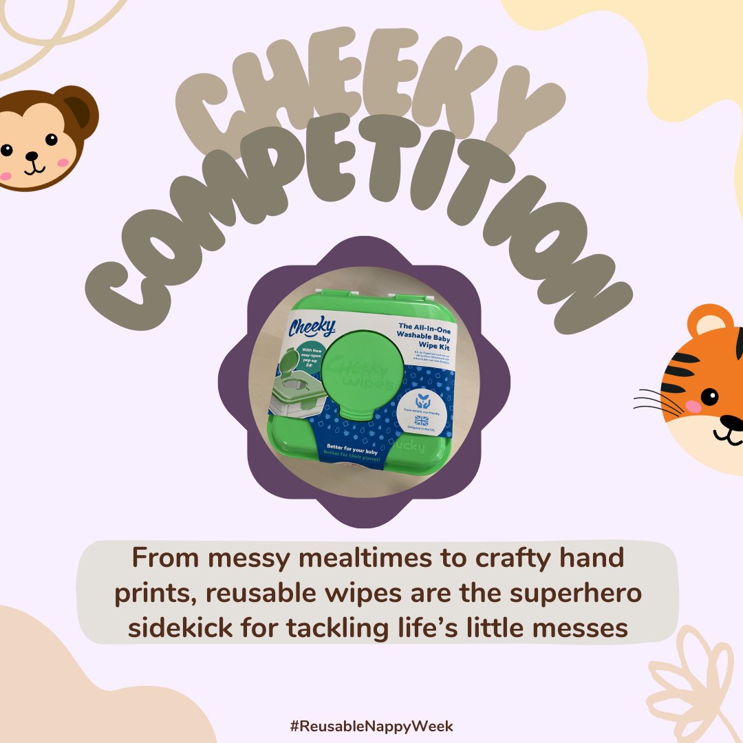 Have you entered our competition? 👀 Enter by sending us your pledge to be in with a chance to win a pack of reusable Cheeky wipes. The post with more details is pinned at the top of our Facebook page! facebook.com/OxfordshireRec… #ReusableNappyWeek #ChooseToReuse