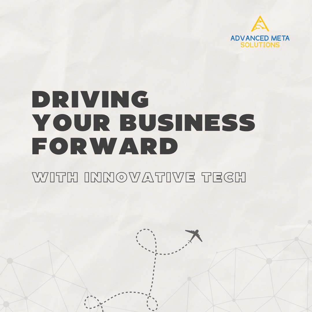 Drive your business forward with the latest tech, leading your industry with streamlined operations and personalized experiences in today's dynamic market.

#advancedmetasolutions #AMS #webdevelopment #appdevelopment  #innovation #digitalsolutions #globalgrowth #businessexpansion