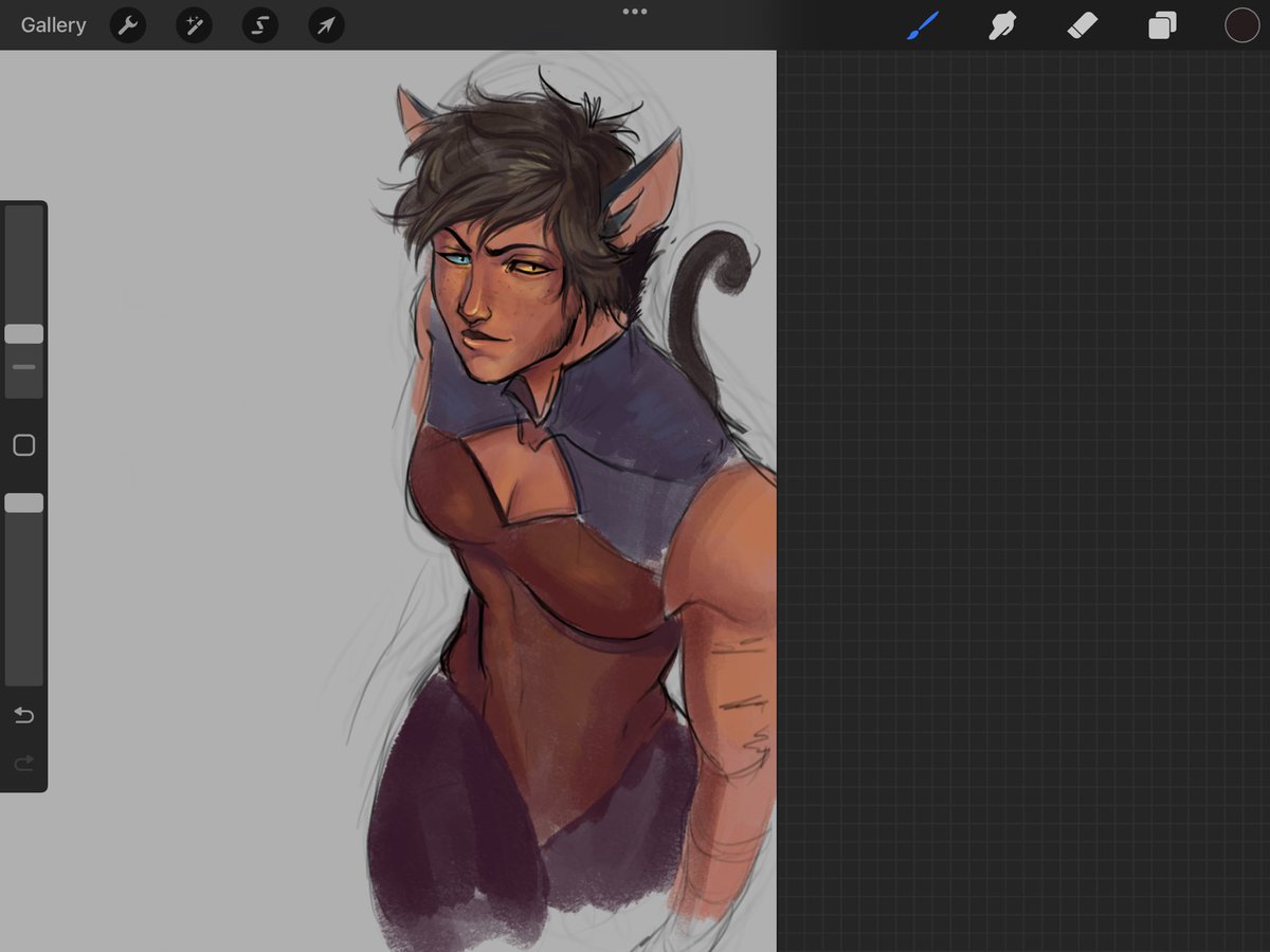 laartsy's tweet photo. I know this account is like super dead and the fandom is too but I drew Catra to remember the good times. It’s amazing how much I’ve changed since the last catra I drew https://t.co/LOZKRT8Axn
