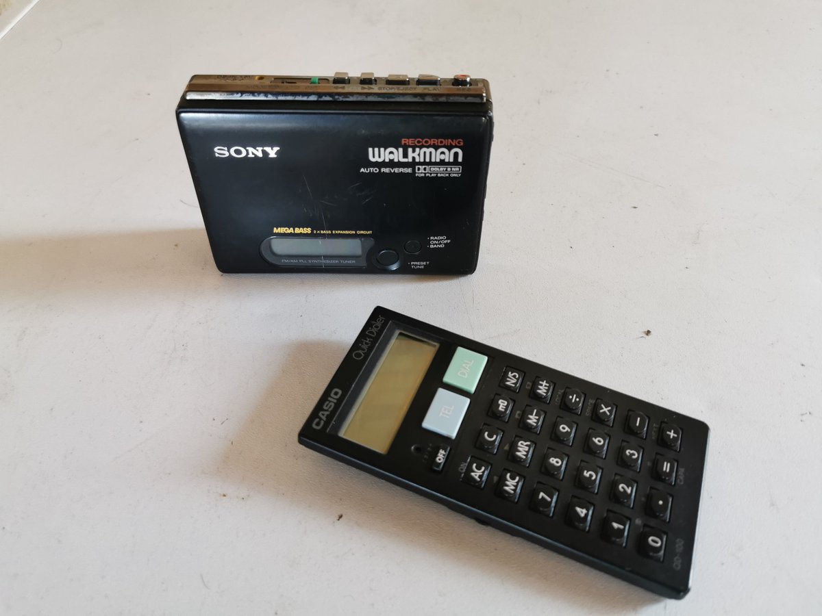 cheelo's tweet photo. Clearing out me old man's joint, Sony Walkman and quick phone dialler. Can't be bothered to keep them https://t.co/JuESdO8tZX