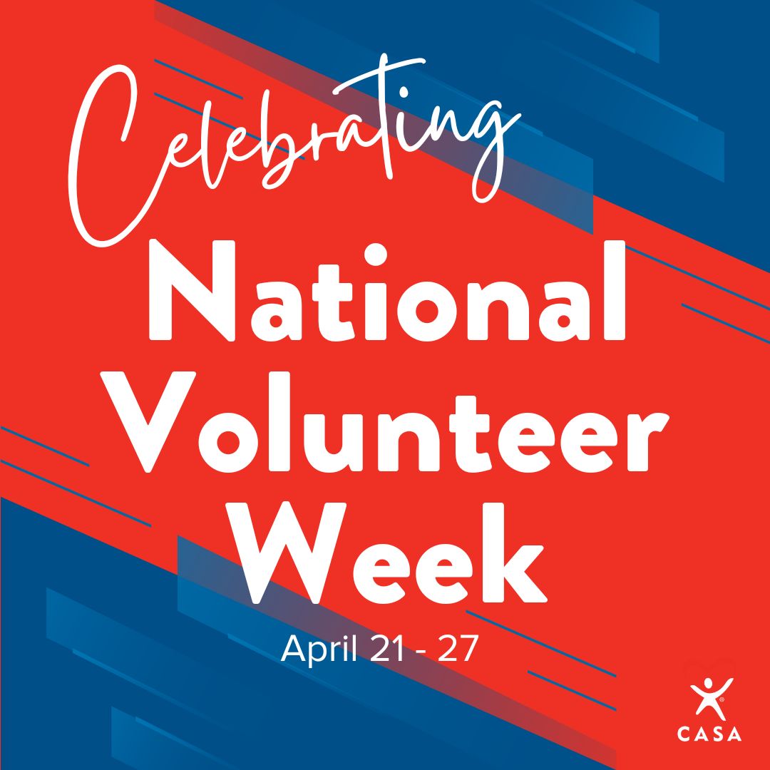 Thank you for celebrating our incredible volunteers this week! #NationalVolunteerWeek #NVW #ChangeAChildsStory #brightsideadvocacy #SavannahCASA