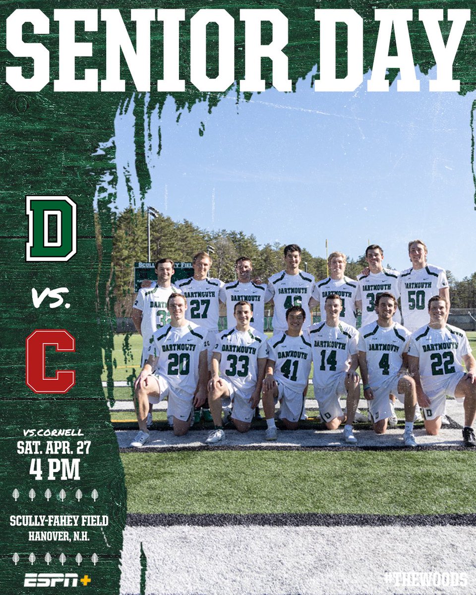 Senior Day 🔜 📺: dartsports.co/4bd3NSv (@ESPNPlus) 🌎: dartsports.co/46fu0xd (Int'l Stream) 📊: dartsports.co/4bPJgEL 🎟: dartsports.co/49LfvmH #GoBigGreen | #TheWoods🌲