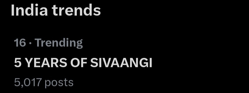 It's a wrap.. Thank you all who participated and celebrate our Girl ❤️❤️ #sivaangi 5 YEARS OF SIVAANGI