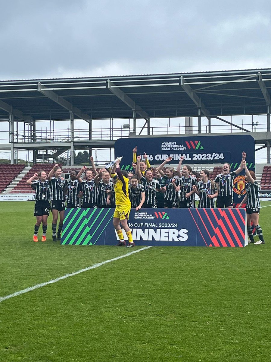 Congratulations @ManUtdWomen U16s Professional Game Academy U16s Cup Winners!