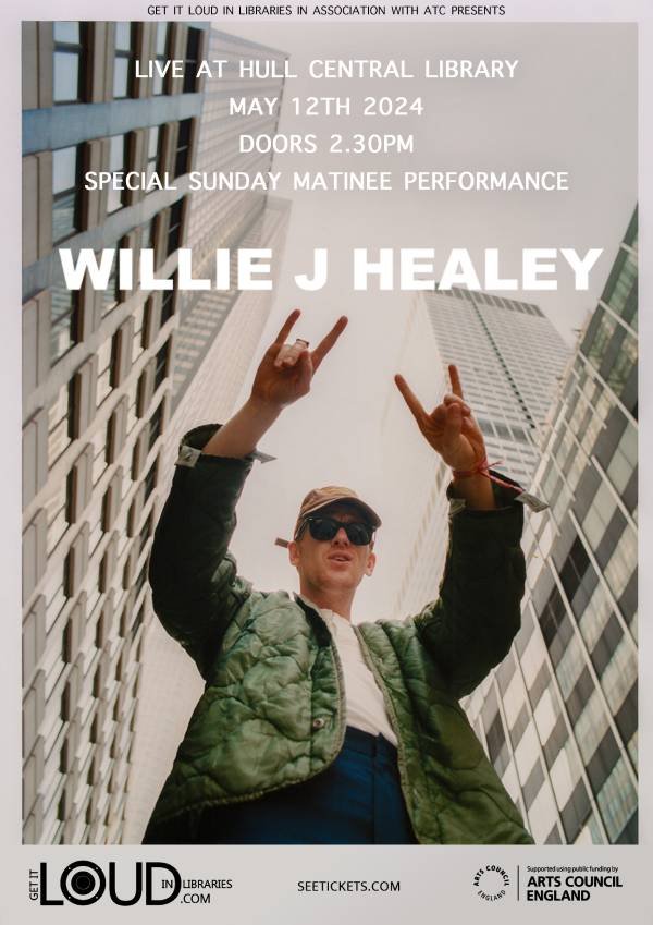 Willie J Healey is an English singer / songwriter from Oxford. He has released three studio albums, and was described as 'one to watch' in a recent Guardian article theguardian.com/music/2023/aug… Get your tickets (£16.50) here: eventbrite.co.uk/e/gilil-willie…