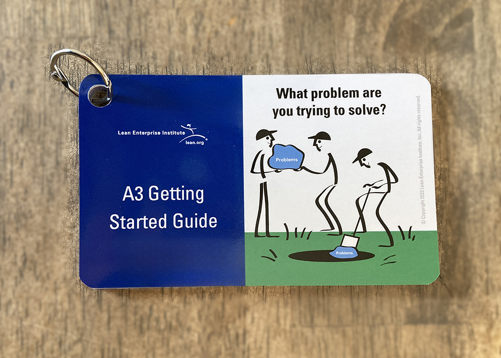 **New** The A3 Getting Started Guide! Although this guide isn’t the end-all-be-all for how to use the A3 process, it includes some of our favorite tools, tips, and questions that illustrate the tool’s underlying learning process. Order your set hubs.li/Q02vd7sl0
