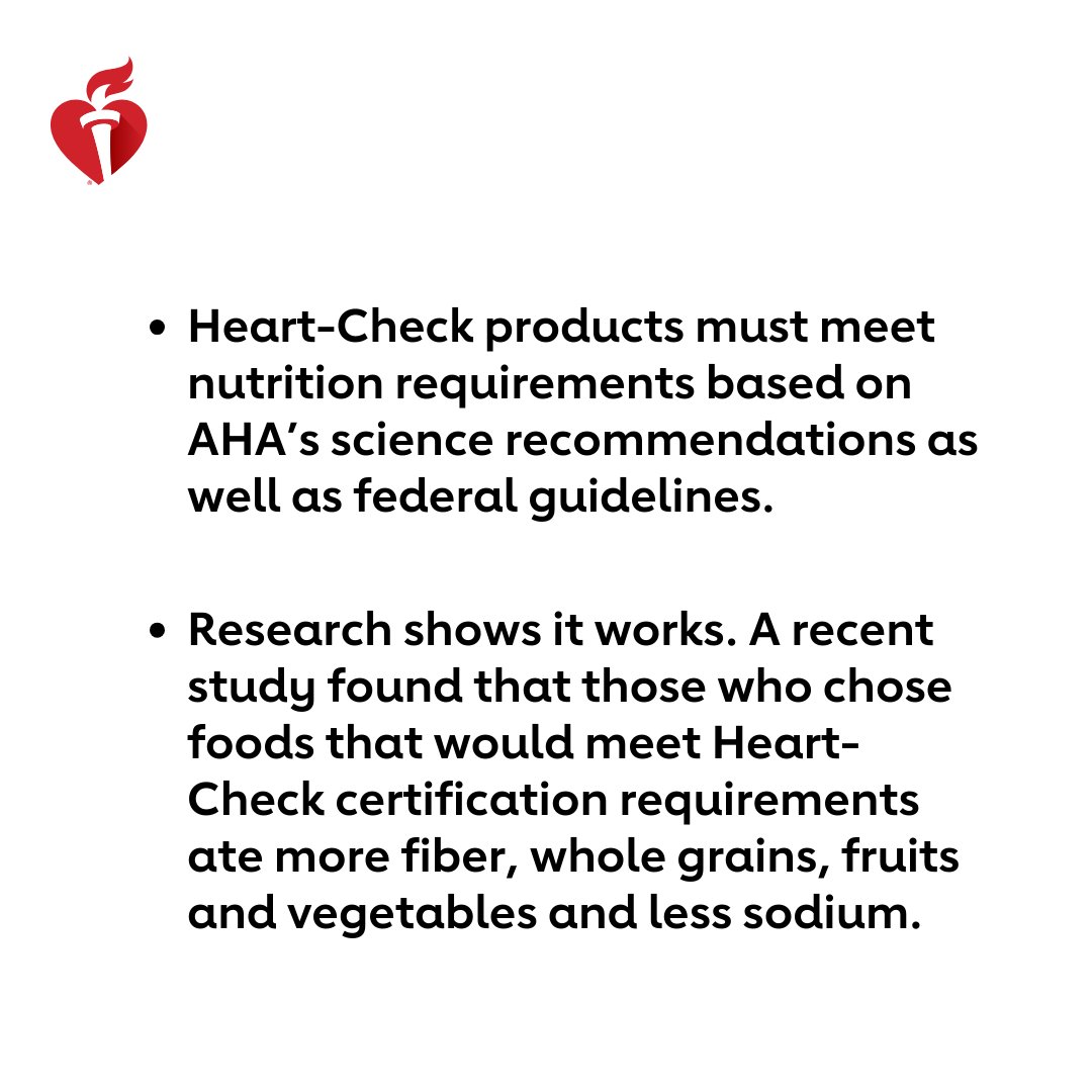 Have you seen this label?  The Heart-Check mark can be found on hundreds of fruits, vegetables, nuts, cereals and more healthy products in the grocery store. Here’s what it’s all about.