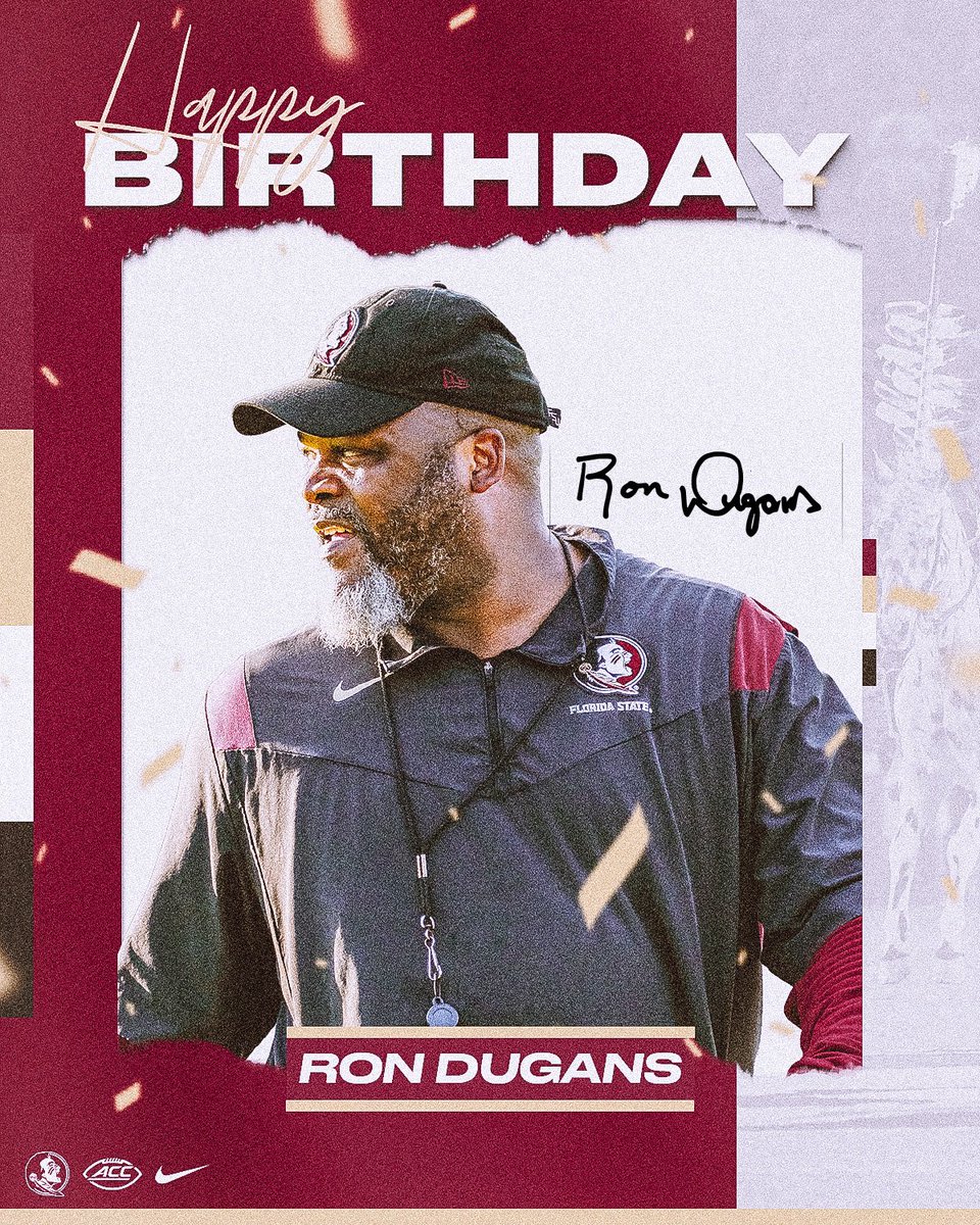 Happy birthday, Coach Dugans! @r81dugans #NoleFamily