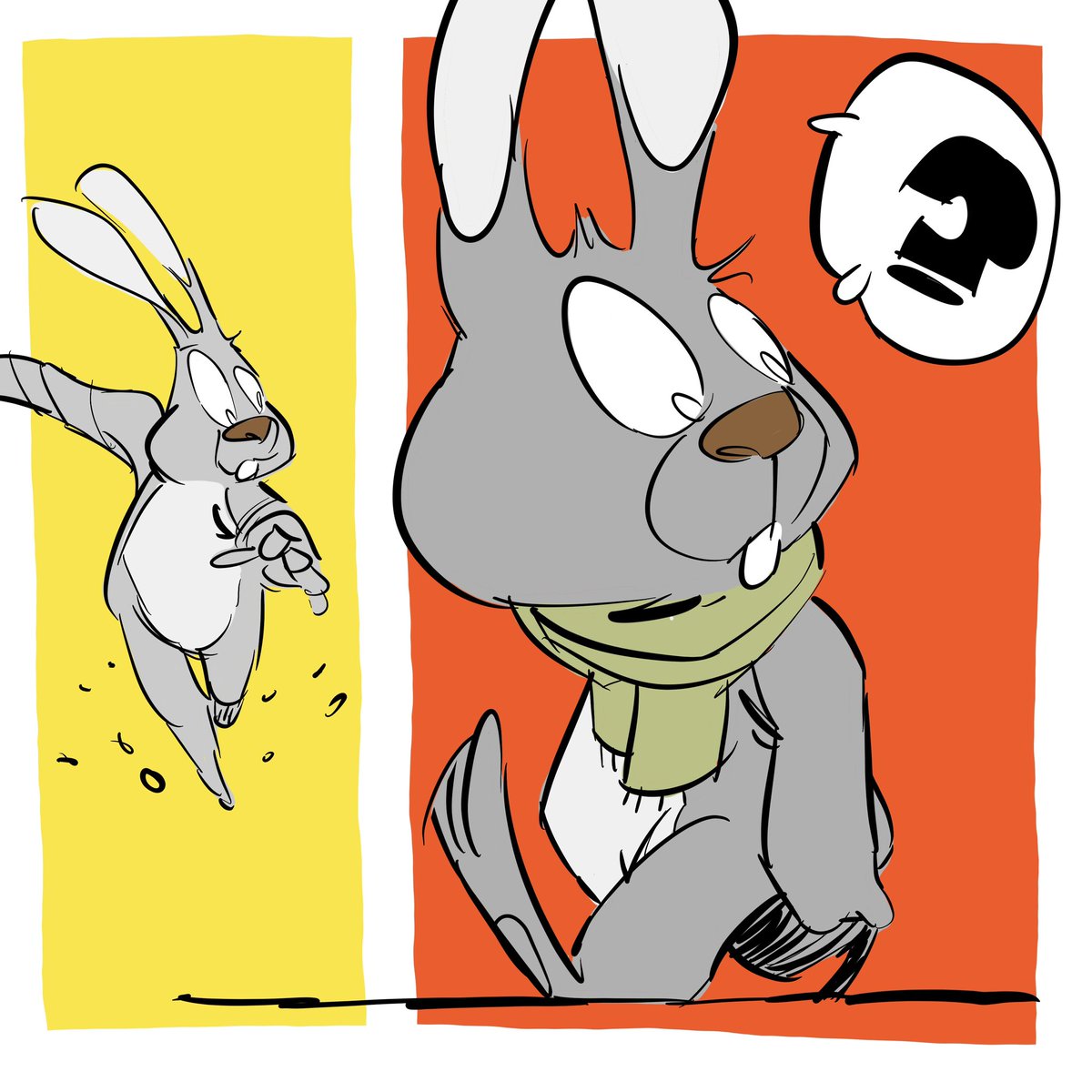 Rabbits #rabbit #rabbits #art #ink #comic #comics #illustration #drawing #digitalart #character #characters #characterdesign #cartoon