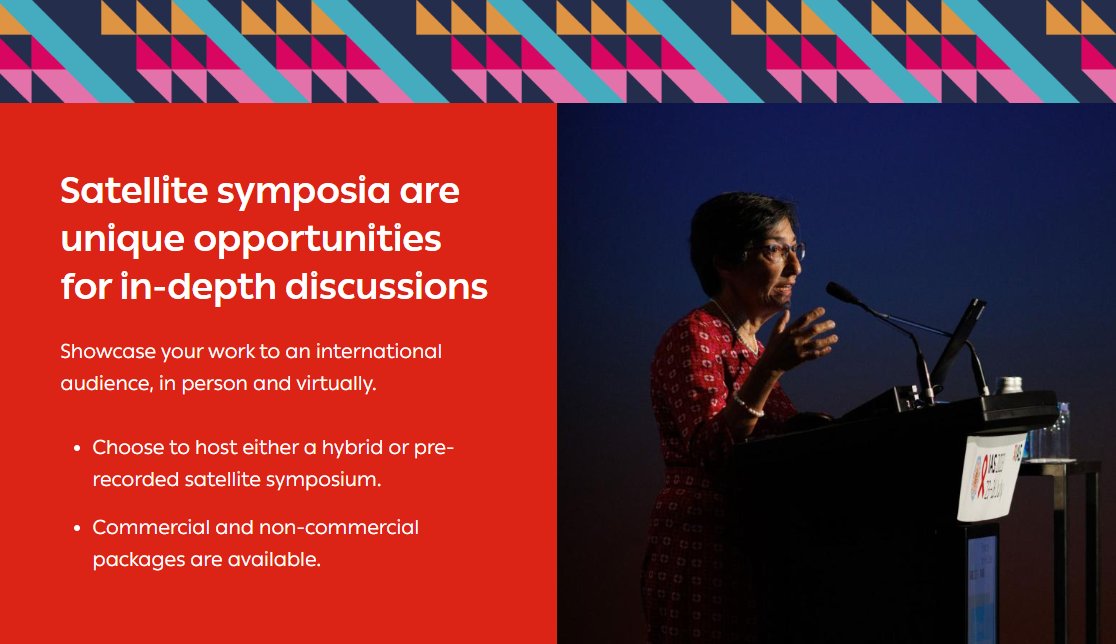 #HIVR4RP2024 satellite symposia submissions close in 3 days! Don’t miss this opportunity to reach key players in the HIV response. Learn more & book a satellite symposium today! bit.ly/3VCpl6F