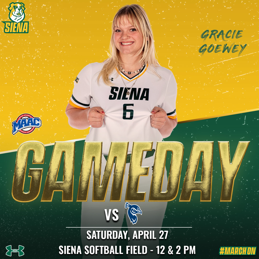 🥎 NOW❗️ @Siena_Softball 🆚 Saint Peter's Game 2⃣ 🏟️ Siena Softball Field 📺 Siena All-Access ➡️ t.ly/46gUb 📊 t.ly/tzjjh #MarchOn x #SienaSaints x #NCAASoftball