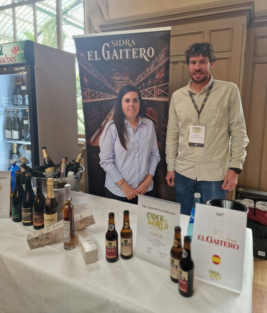 Esta semana, además de haber participado en Salón Gourmets, en Madrid, nuestras sidras están también en Frankfurt, en @CiderWorld, el evento sidrero más importante del año, de la mano de parte de nuestro equipo @tanocollada <a href="/luisacardin/">Luisa Cardin</a> 🤩👏  ¡No paramos! 🙌