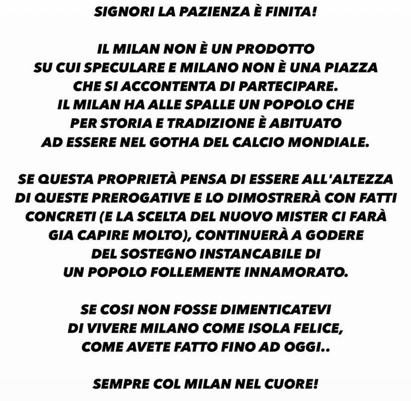 It took ages but... Finally they did 👏👏👏 #curvasud #curvasudmilano #CardinaleOut