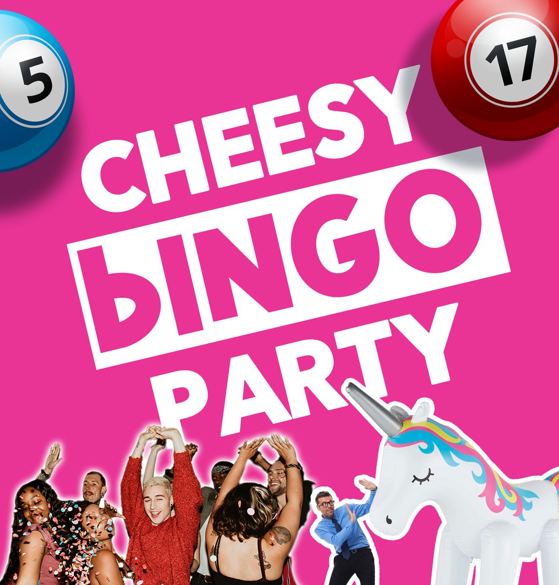 📢📢NEXT WEEKEND📢📢 Cheesy Bingo Party Saturday 11 May Book now for a great night out! exetercornexchange.co.uk/whats-on/chees… #events #exetercornexchange #exeter #whatsonexeter #dance #comedy #standup #musicvenue #livemusic #performancevenue #comedyvenue #exetertickets #panto #aneveningwith