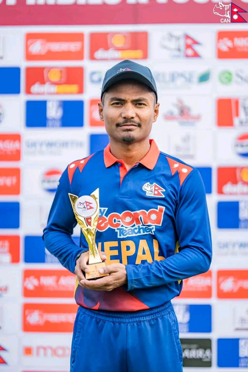 Rohit  112(54) knocks bags todays
 Player of the Match 🇳🇵🏏
#WIndiesATourOfNEP | #WorldCupYear2024 | #NepalCricket