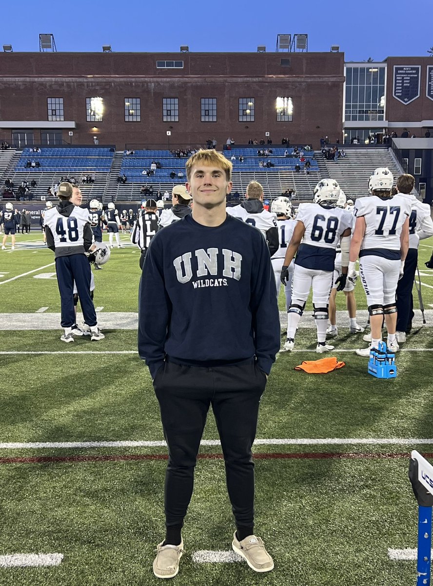 Great night at the @UNH_Football spring game with my boy @DennisGlidden1 Thank you for having me! @Coach_Borden @CoachWatkinsUNH @CoachScottJames @Coach_Carrezola @rwsantos2 @cmajors55