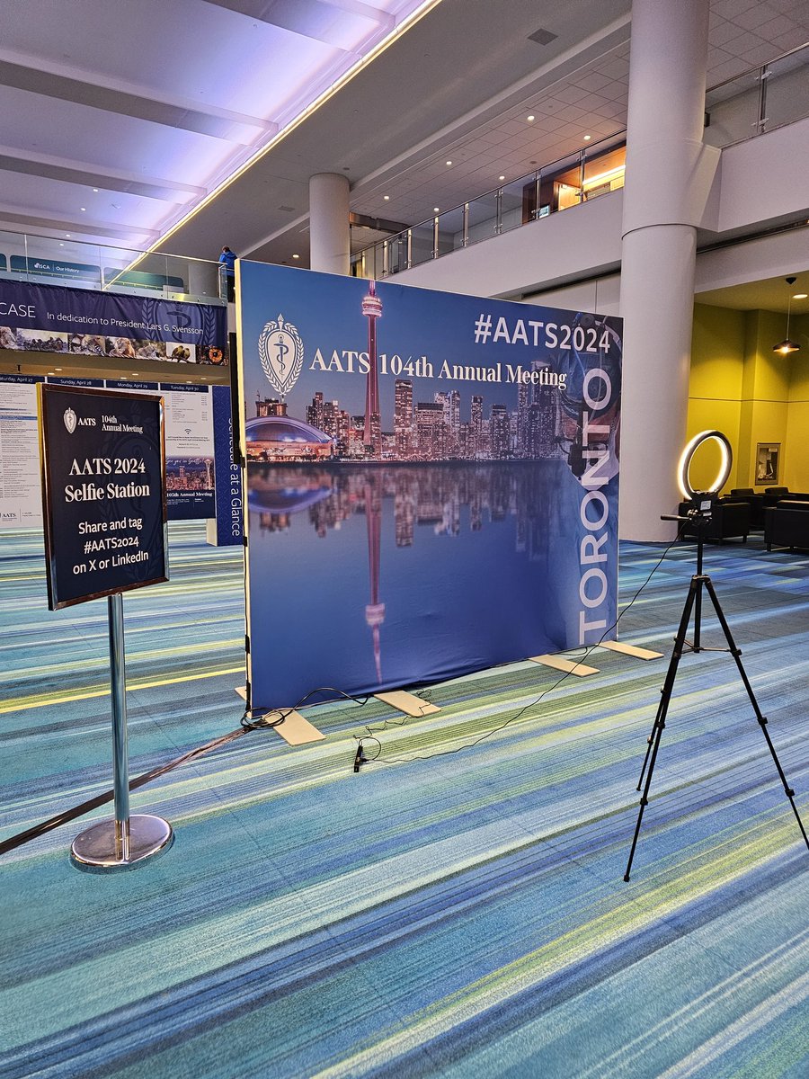During the break, make sure to check out the #AATS2024 selfie station to best capture @AATSHQ and the Toronto skyline at once! 🤳