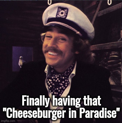 Happy Saturday. What better day to have a cheeseburger? I'm sure #JimmyBuffett is enjoying one...

#FinsUp
#BubblesUp
🦈🆙️
🫧🆙️