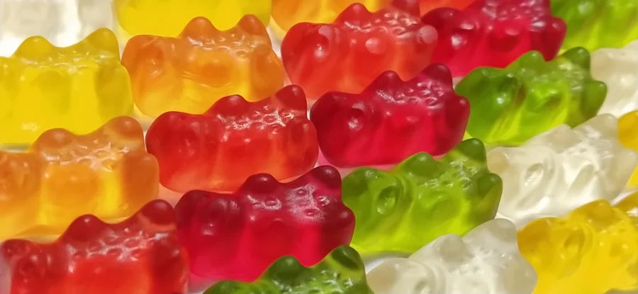 On April 27, let's bust out the giggles and celebrate National Gummi Bear Day! These chewy little dudes have been bringing the LOLs since way back when. 😂 #NationalGummiBearDay #candy #foodbloggers #food #foodie