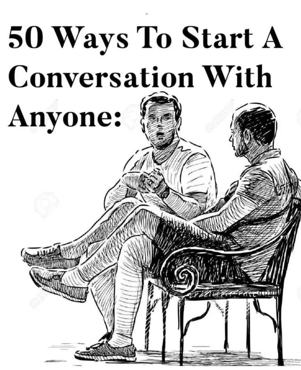 50 Ways To Start A Conversation With Anyone: