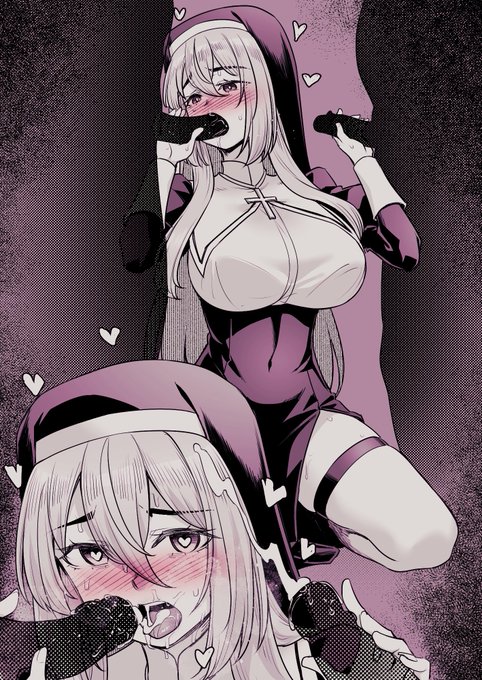 夢の中の彼女は影に囲まれ、何かを咥え扱いていた。
影が震えると白い液体が飛び散り、
それを幸せそうに浴びている自身の姿があった。 