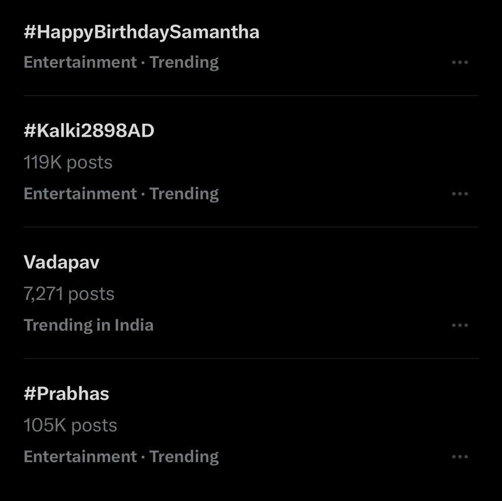 Power of our fans…in trending within no time 🔥 #HappyBirthdaySamantha @Samanthaprabhu2 #Samantha #SamanthaRuthPrabhu