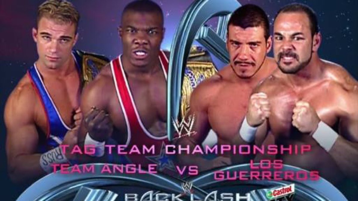 21 Years Ago Today At Backlash 2003 @mexwarrior With The Late Great #EddieGuerrero Faced Off Against @CharlieHaas & @Sheltyb803 For The Tag Team Championship