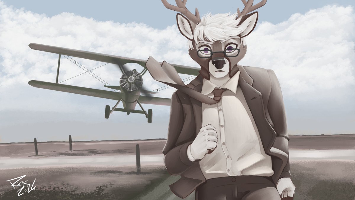 Movie Still YCH from the movie North by Northwest Thanks so much to TheListener on FA for their winning bid. Still haven't quite decided on the next one I want to do, but I have quite a few on the back burner.
