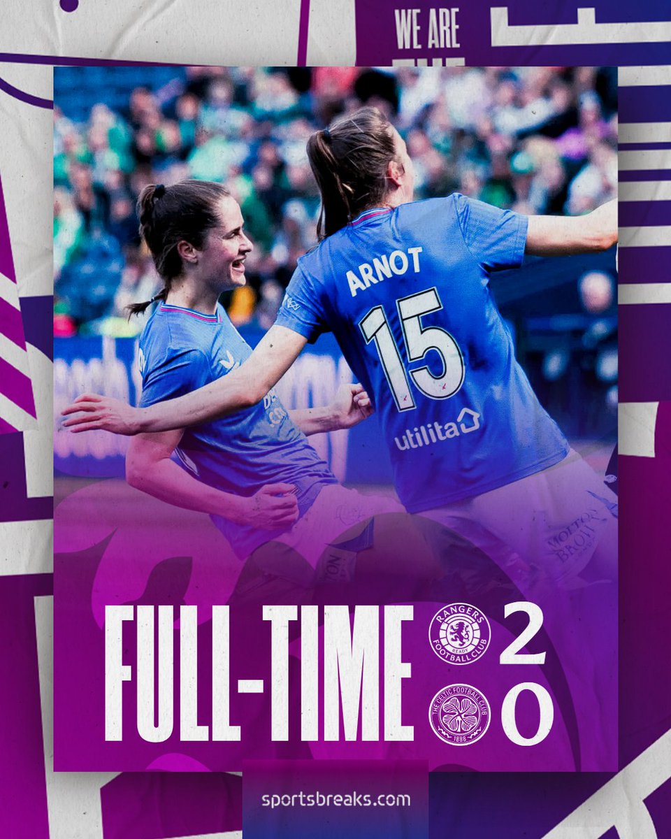 A Huge Old Firm Victory.

💙 We are in the @ScottishCup Final.

Rangers 2-0 Celtic | #ScottishCup