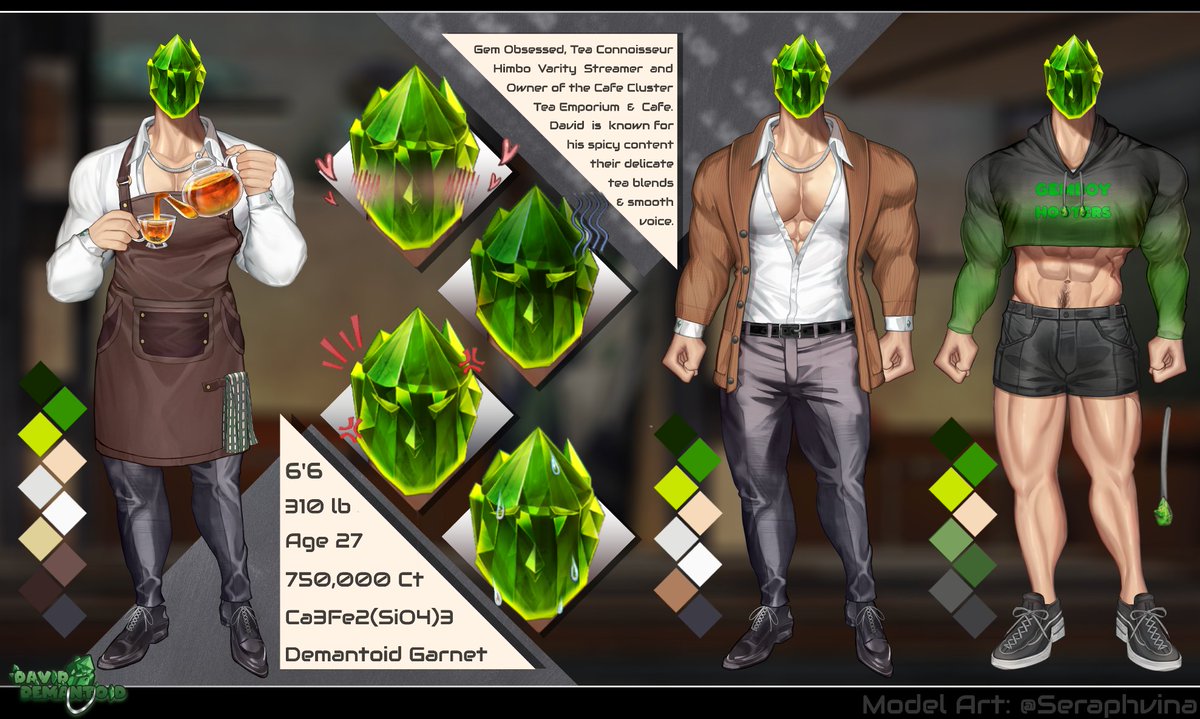David_Demantoid's tweet photo. γ π 2.0 Model Ref Sheetπ γ
Dumb as a rock but twice as hard, with a heart of Gold!
π¨#Arttoid
π#Nsfwtoid
π₯#Cliptoid
Art by: @Seraphvina https://t.co/K5LO9ZQaDH