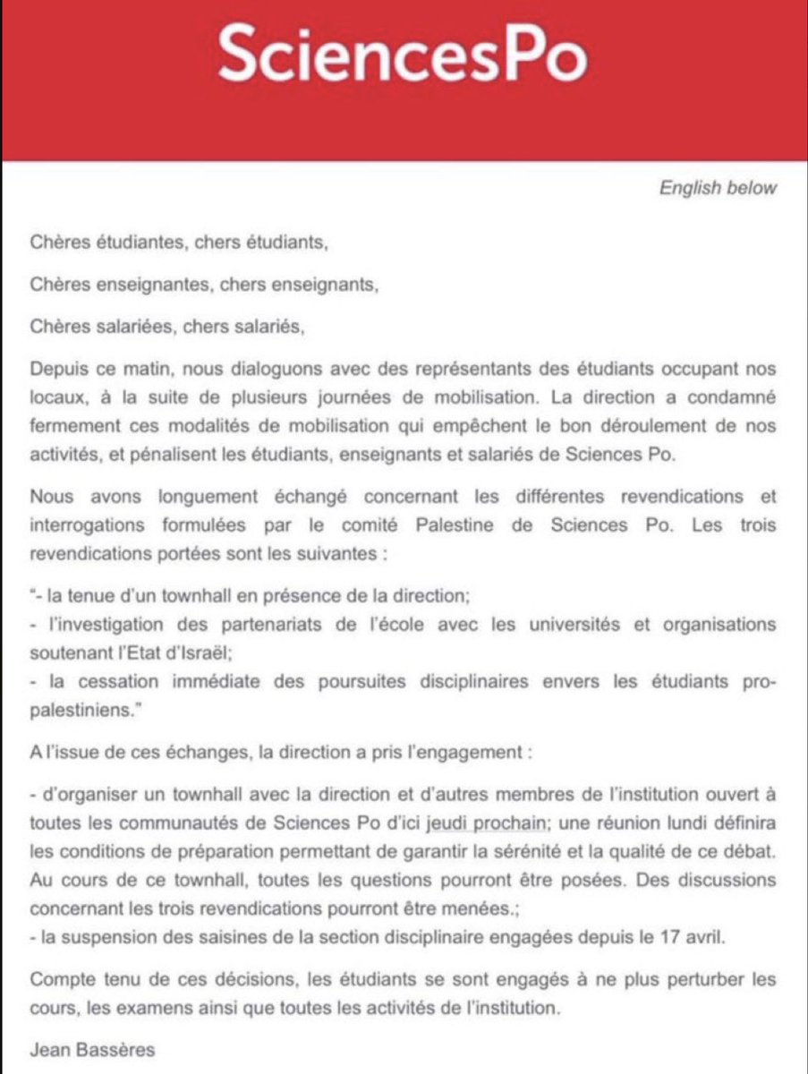 SCIENCE_PO :
             Un vertigineux naufrage de gauche...

  #SciencesPo n'a pas toujours été un bouge livré à une frange islamo-LFI qui y sème l'effroi et la violence, sous l'oeil d'un gouvernement répugnant d'impuissance ! 

  - Fondée en 1872, après la défaite de 1870 et…