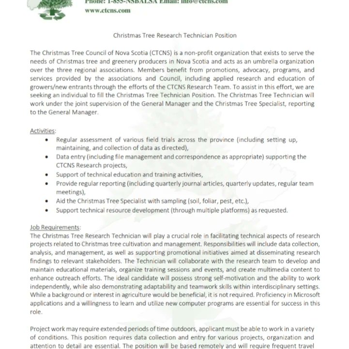 Christmas Tree Council of Nova Scotia tweet media