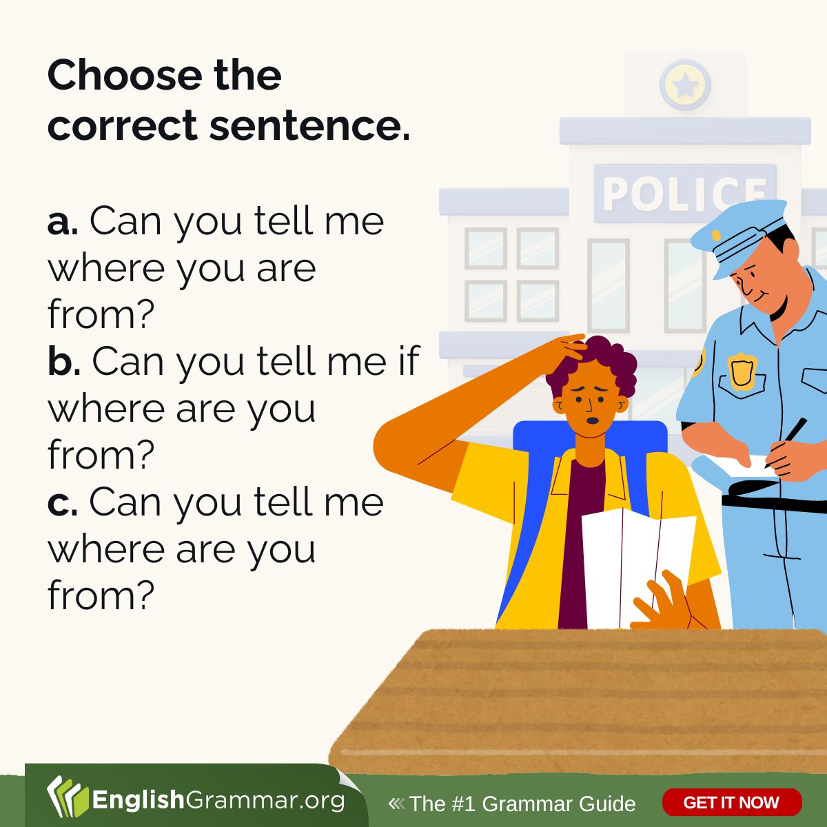 What do you think? Find the right answer here: englishgrammar.org/embedded-quest… #writing #amwriting #grammar