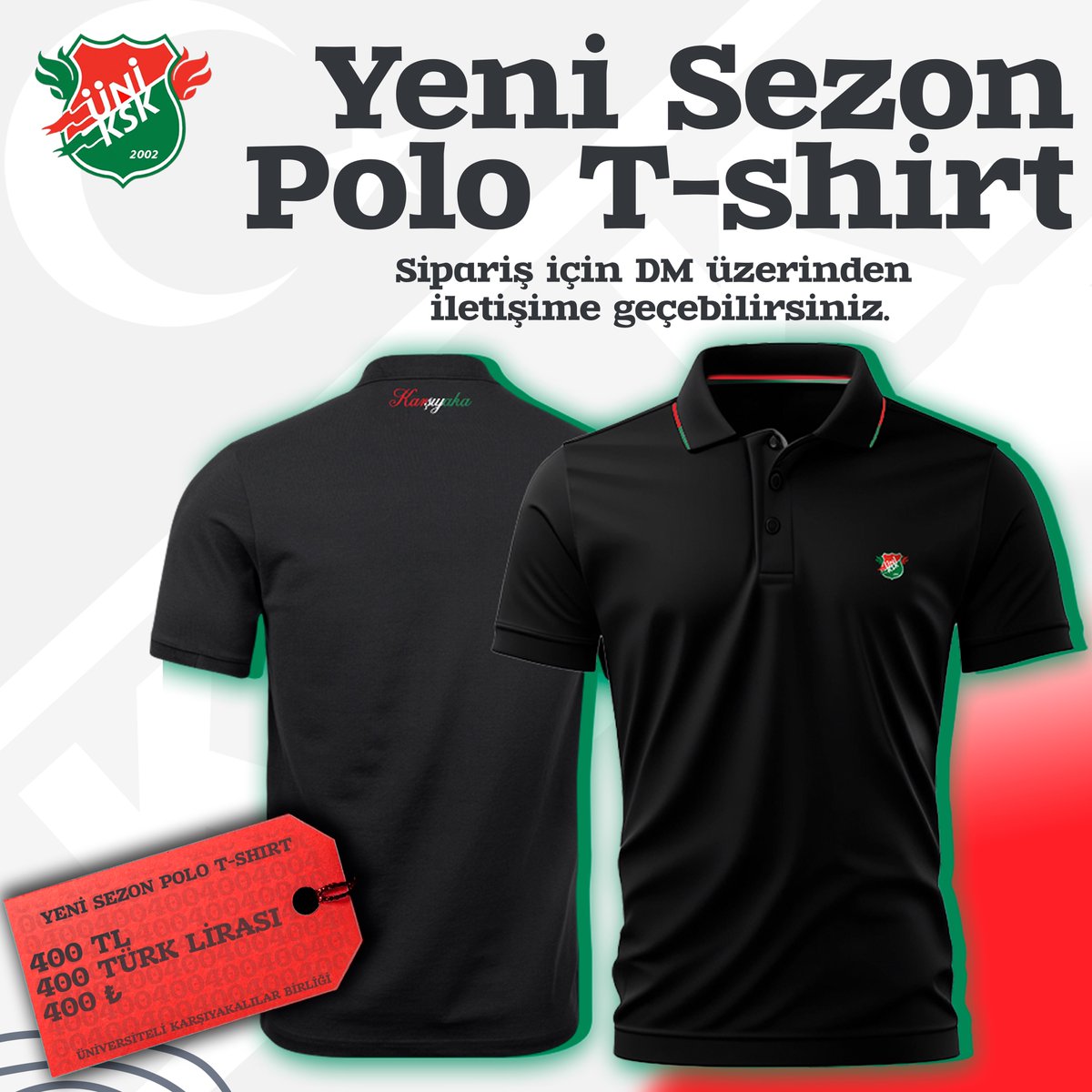 🟢Yeni Sezon Polo T-shirt!🔴 Sipariş için DM üzerinden bizimle iletişime geçebilirsiniz! 📩