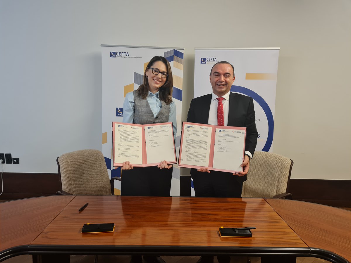 #CEFTA and @wb6cif join forces to ensure businesses' voices are heard. The MoU is a continuation of our efforts to integrate their needs into the initiatives that will put in place the  #CommonRegionalMarket and New #GrowthPlan. We stand with the businesses, for the businesses.