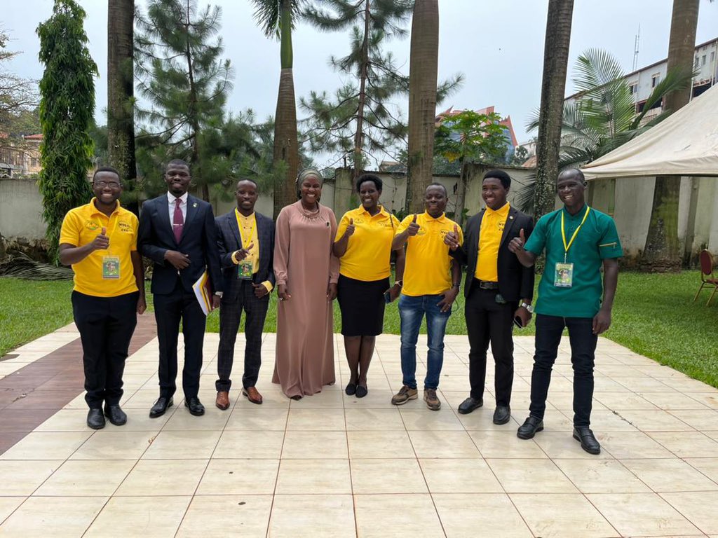 Yesterday at Emerald Hotel in Kampala, I represented the NRM Director Finance and Administration DAF @HajjatMedina who was invited as the Chief Guest of the NYCA @NrmForce climate change conference. I was honored to represent her and perform the roles she delegated me to handle.