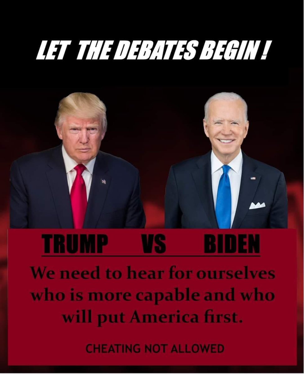 Biden says he will debate Trump. Anyone believe him??