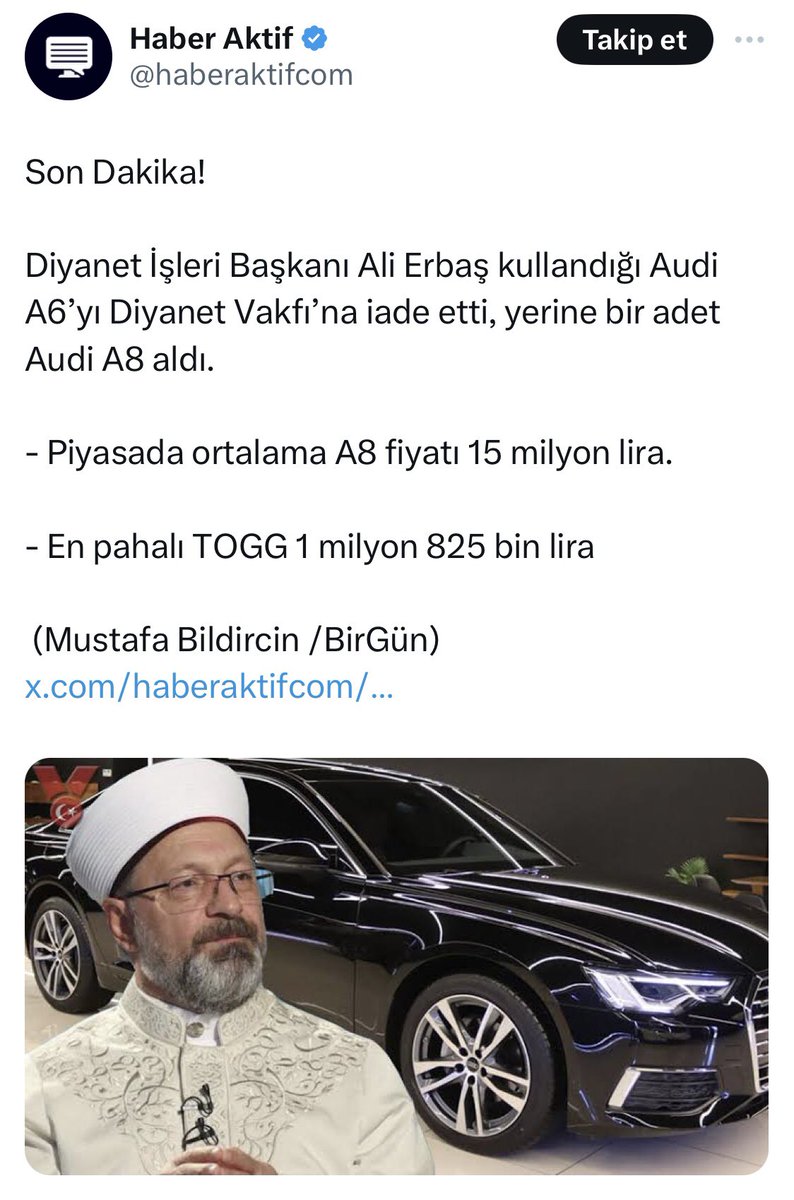 Hani kamu araçları satılıyordu, hani kamuda tasarruf genelgesi tavizsiz uygulanacaktı!.. Atalar, “duy da inanma” demişler. Biz de öyle yapıyoruz… Duyuyoruz ama inanmıyoruz. Çünkü AKP iktidarI artık kendi seçmeni üzerindeki inandırıcılığını bile kaybetti..