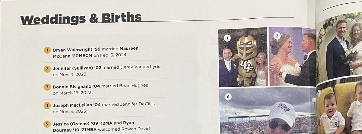 MaureenMcCann13's tweet photo. Thanks @ucf Pegasus Magazine for the mention! @BTW_101 @UCF_Knightro ⚔️ https://t.co/QjTNh3wtNi
